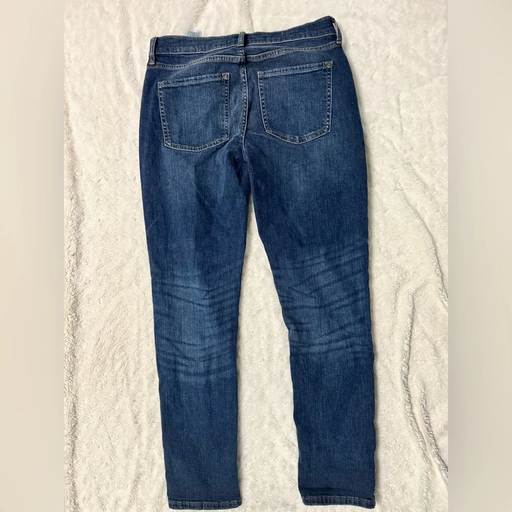 BANANA REPUBLIC GIRLFRIEND MID-RISE Dark Wash Jeans - Picture 3 of 10